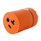 Ac Works Plug Adapter, 5-15/20R, L14-20P, 5-20P, L14-20P, 0 ft., Orange ADL1420520 - alternate 1